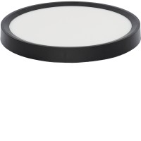 VALERI 18W/24W/32W/40W/50W CCT IP40 Stropní svítidlo,  těleso plast bílá/černá, difuzor plast opál, LED 18W/1800lm, 24W/2400lm, 32W/3200lm, 40W/4000lm, 50W/5000lm, přepín CCT teplá 3000K-denní 6000K, 230V, IP40, rozměry dle typu.