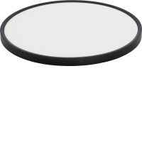 VALERI 40W/50W CCT + DIM Stropní svítidlo, těleso plast bílá/černá, difuzor plast opál, LED 40W/4000lm, 50W/5000lm, dálk.ovl a mob. tel. nast. CCT teplá 3000K-denní 6000K, stmívání, 230V, IP40, rozměry dle typu.
