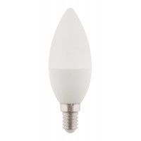 LED žárovka 5W E14 400lm neutrální 4000K Světelný zdroj LED žárovka, materiál kov, difuzor plast opál, LED 5W, E14, 400lm, neutrální 4000K, 230V, střední životnost 25.000h, rozměry d=37mm, h=100mm