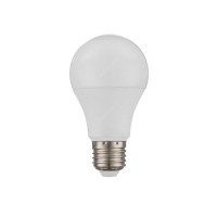 LED Světelný zdroj LED, základna kov, povrch stříbrná, difuzor plast opál, LED 7W, E27, A60, 470lm, RGB, stmívatelná dálkovým ovladačem, 230V, životnost 25.000h, rozměry d=60mm, h=108mm, vč dálkového ovládače