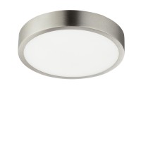 VITOS LED 15W/22W/28W IP20 kruhové Stropní přisazené svítidlo, těleso hliník, povrch nikl mat, difuzor plast opál, LED 1x15W, 1650lm/1350lm, 22W, 2475lm/1980lm, 28W, 3300lm/23520lm, neutrální 4000K, stmív TRIAC, 230V, IP20, tř.2, rozměry dle typu