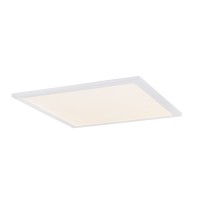 ROSI Stropní, přisazené svítidlo, těleso hliník, povrch bílá, difuzor plast opál, LED 30W/40W, dálkovým ovladačem (včetně) CCT nastavitelná teplota teplá 3000 - denní 6000K, Ra80, 230V, IP20