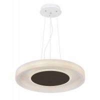 GOFFREY LED 1x40W Stropní stropní svítidlo, těleso kov, bílá mat/hnědá mat, difuzor plast opál, LED 1x40W, 4000lm/2400lm, teplá 3000K, neutrální 4500K, denní 6000K, CCT pomocí dálk.ovl, 230V, IP20, tř.2, rozměry 500x1500mm, lze zkrátit