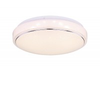 KALARO LED 1x18W Stropní stropní svítidlo, těleso kov, povrch bílá mat, difuzor plast, třpytivý efekt, LED 1x18W,1650lm/1300lm, teplá 3000K, 230V, IP20, tř.1, rozměry 75x285mm