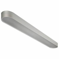 RUNDO LED Stropní/závěsné svítidlo oválné, těleso hliníkový profil, elox šedostříbrná černá, šedostříbrná, bílá, difuzor mikroprisma/opál, LED teplá bílá 3000K, nebo neutrální bílá 4000K, stmív DALI, 230V, IP40, 155x70mm, svítí dolů