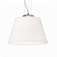 ESTETICA 1x100W E27 Závěsné svítidlo, základna kov, povrch chrom, difuzor sklo opál, pro žárovku, 1x100W, E27, 230V, IP20, rozměry dle typu svítidla.