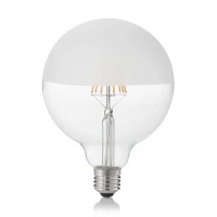 AAA E27 VII LED žárovka, těleso kov šedostříbrná, vrchlík bílá mat, LED 8W, E27, teplá 3000K, 780lm, Ra80, 230V, tř.1, rozměry dle typu.