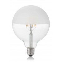 LAMPADINA LED žárovka, těleso kov šedostříbrná, vrchlík bílá mat, LED 8W, E27, teplá 3000K, 780lm, Ra80, 230V, tř.1, rozměry dle typu.