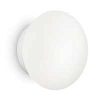 MAGNI 2X15W G9 Nástěnné svítidlo, základna hliník, povrch lak bílá mat, difuzor plast bílá mat, pro žárovku 2x15W, G9, 230V, IP54,  tř.1. rozměry d=150mm h=90mm