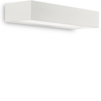 CUBE Nástěnné svítidlo, těleso hliník, povrch bílá mat, difuzor plast opál, LED 6W/600lm, 12W/1200lm, teplá 3000K, 230V, IP20, tř.1, rozměry dle typu, svítí dolů.