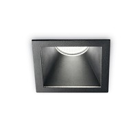 PUKA SQUARE LED 1X10W Stropní podhledové svítidlo bodové, těleso hliník, povrch dle typu, krycí sklo čiré, LED 1x10W, teplá 3000K, 720lm, 230V, IP20, tř.2. rozměry 84x84x120mm
