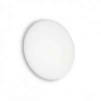 GLINDE R, LED 20W, IP65 Venkovní stropní svítidlo, kruhové, těleso hliník, povrch bílá, difuzor plast opál, LED 20W, 1550lm, teplá 3000K/neutrální 4000K, 230V, do koupelny IP65, tř.1, rozměry d=300mm.