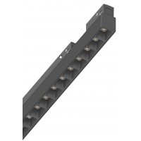 EGO Buňkové svítidlo, do magnetického kolejnicového systému, hliníkový profil,  černá, LED  7W/750lm, 13W/1500lm, teplá 3000K, Ra90, vyzař. úhel 35°, UGR19, 48V, IP20, rozměry dle typu.