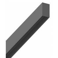 EGO Montážní základna pro přisazený nebo závěsný hliníkový profil, materiál hliník, povrch černá, 26x52mm, l=1000mm nebo 2000m, dle typu.