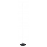 PERDE FL, LED 17W Stojací lampa, těleso kov, povrch černá, difuzor plast opál, LED 17W, teplá 3000K, 1500lm, 230V, IP20, tř.2, rozměry d=200mm, h=1465mm.