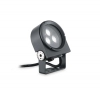 BARCO 8,5W/15W IP65 Venkovní svítidlo, reflektor světlomet, nastavitelný směr svícení, těleso hliník, povrch černá antracit, LED 8,5W/600lm, 15W/1200lm, teplá 3000K, vyzař. úhel 30°, 230V, IP65, rozměry dle typu.