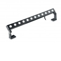IPSON LED 18W, 36W, IP65 Lineární venkovní svítidlo, nsatvitelný sklon, těleso hliník, povrch černá antracit, krycí sklo čiré, LED 18W/1950lm, 36W/3900lm, teplá 3000K, Ra80, 24V. IP65, tř.3, rozměry dle typu.