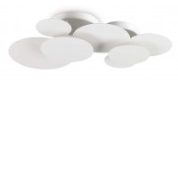 OBLA LED 46W Stropní svítidlo těleso kov, povrch bílá, LED 46W, 3350lm, teplá 3000K, Ra80, 230V, IP20, rozměry 470x130x470mm