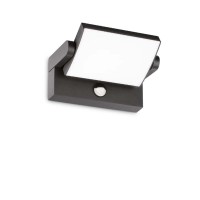 INFLIGO LED 21W IP54 PIR Nástěnné venkovní svítidlo, nastav. směr svícení, PIR senzor pohybu záběr 150°, dosah 8m, čas 3s-3min, soumrak, hliník, bílá/černá antracit/černá/šedá/kávová, LED 21W, 2300lm, teplá 3000K, 230V, IP54, tř.1, rozměry 212x100x165mm