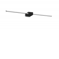 FENIXO 13,5W/20,5W Nástěnné svítidlo nad zrcadlo, těleso hliník, povrch bílá/černá, difuzor plast opál, LED 13,5W/900lm nebo 20,5W/1350lm, teplá 3000K, 230V, IP20, tř.2, rozměry dle typu