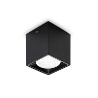 GOTHA SQ 5W Stropní, přisazené bodové svítidlo, těleso hliník, povrch černá/bílá, LED 5W, 370lm, teplá 3000K, vyzař. úhel 40°, Ra90, 230V, IP20, rozměry 42x42x52mm.