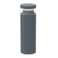 LISONE FL 14W Sloupkové venkovní svítidlo, těleso hliník, povrch černá antracit/kávová/černá, difuzor plast opál, krycí plast čirý, LED 14W, 1200lm, teplá 3000K, IP65, tř.1, rozměry d=130mm, výška dle typu.