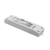  Elektronický transformátor pro napájení halogenového osvětlení 60W/80W/105W/150W/210W, 230V/11,5V, Ta 50°C, stmívatelný běžnými stmívači, ochr/přetíž, zkrat, k provozu vyžaduje minimální zátěž