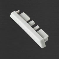 EC19 koncovka PROFILU PRO LED pásek Koncová záslepka, pro hliníkový profil, materiál plast, barva bílá, 1ks