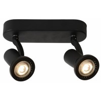 JUMEX-LED 2X5W GU10 Stropní svítidlo, nastavitelný směr svícení, těleso kov, LED 2x5W, GU10, teplá 2700K, 320lm, 230V, IP20, tř.1. rozměry 60x198x155mm, vč.sv.zdr.
