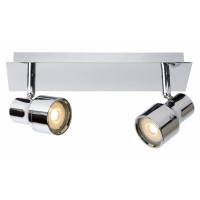 ADONA-LED 2X4,5W GU10 Stropní svítidlo, nastavitelný směr svícení, těleso kov, LED 2x4,5W, GU10, teplá 3000K, 320lm, 230V, zvýšené krytí IP44, tř.2. rozměry 280x80x115mm, vč.sv.zdr.
