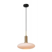 CORYDA HL I 1x60W, E27 Závěsné svítidlo, těleso kov, povrch černá a zlatá mat, difuzor sklo opál, pro žárovku 1x60W, E27, 230V, IP20, tř.1, rozměry d=300mm, vč závěs kabelu.