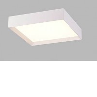 MILO Stropní přisazené svítidlo, těleso hliník, povrch bílá/černá, difuzor plast opál, LED 30W/2010lm, 60W/4000lm, CCT teplá 3000K, neutrální 4000K, stmív. DALI dle typu, 230V, IP20, rozměry dle typu.