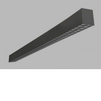 BOLESLAW C, LED 32W, UGR<16 Stropní přisazené svítidlo, těleso hliník, povrch černá, LED nastavitelný dle typu 24-32W, 2700-3850lm, teplá 3000K/neutrální 4000K, stmív dle typu, buňkové UGR<16, Ra80, 230V, IP20, rozměry 1200x85x65mm.