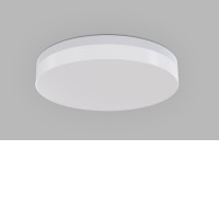 FOR 10-22W, CCT, IP54 Stropní přisazené svítidlo, kruhové, těleso plast bílá, dif plast opál, LED 10W-22W, 1000-2200lm, přepín. nast. teplota CCT teplá 3000K-neutrální 4000K, stmív. dle typu, Ra90, 230V, IP54, rozměry d=290mm, h=58mm.