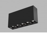 CAEN 10W CCT Stropní přisazené bodové svítidlo, těleso hliník, povrch bílá/černá, LED 5x2W, přepín CCT teplota teplá 3000K-neutrální 4000K, stmív. dle typu, Ra90, UGR<19, 230V, IP20, rozměry 136x70x35mm.