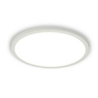 SLIM-R Vestavné, stropní svítidlo, základna hliník, povrch bílá, difuzor PMMA opál, LED 6W/10W/15W/20W, 540lm/900lm/1350lm/1800lm, teplá 3000K, 230V, do koupelny IP43, tř.1, rozměry dle typu, h=25mm