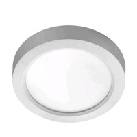 EASY-R ON Stropní, přisazené svítidlo, základna polykarbonát, povrch bílá, difuzor PMMA opál, LED 12W/18W, 1080lm/1620lm, teplá 3000K/neutrální 4000K, 230V, IP20, tř.2, rozměry průměr dle typu, h=31mm