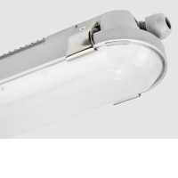 ZIERIK 10-40W/25-55W/30-55W/60-80W Průmyslové, prachotěsné svítidlo, plast šedá, dif plast, LED 40W nebo nast. výkon 10-40W/25-55W/30-55W/60-80W, neutrální 4000K nebo přepín CCT teplá 3000K/neutr. 4000K/denní 5000K, stmív. dle typu, 230V, IP66, IK10, tř.2