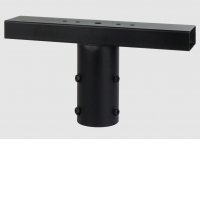 SUKIES držák Držák svítidla stožár, materiál kov, povrch černá, nebo galvanicky pokoven, rozměry 400x80mm, osazení na stožár d=60mm