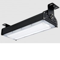 ULKE 50W/100W/150W/200W IP65 Průmyslové svítidlo, těleso hliník, povrch černá, kryt plast čirý, LED 50W/100W/150W/200W, neutrální 4000K, Ra80, vyzařovací úhel 120°x60°, 230V, PF>0.95, IP65, IK08, tř.1, rozměry dle typu