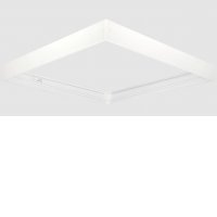 MR124 - Rám pro LED panel 600x600x62 Montážní rám pro stropní montáž LED panelu, materiál kov, povrch bílá, rozměry 600x600x62mm, DIY šroubovací, rozložený
