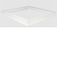 MR123 - Rám pro LED panel 600x600x62 Montážní rám pro stropní montáž LED panelu, materiál kov, povrch bílá, rozměry 600x600x62mm, DIY šroubovací, rozložený