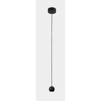 UNANI HL 6,5W Závěsné bodové svítidlo, těleso hliník, povrch černá, LED 6,5W, 329lm, teplá 3000K, Ra90, 230V, IP20, tř.2, rozměry d=50mm, vč závěs kabelu l=1500mm, lze zkrátit.