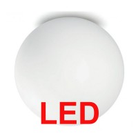 PIONTER LED 8W/15W/20W/29W STROPNÍ Stropní, přisazené svítidlo, základna plast, povrch bílá, difuzor plast opál, LED 8W/15W/20W/29W, 1002lm/1893lm/2651lm/3674lm, teplá 3000K, 230V, IP20, tř.2, rozměry dle typu