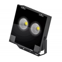 MACHAC 110W DALI Venkovní svítidlo, reflektor plochý, nastav. směr svícení, kov, černá, krycí sklo čiré, LED 110W, teplá 3000K/neutrální 4000K/denní 5000K, stmív. DALI, vyzař. úhel 113°/105°/27°/59°/91°, Ra80, 230V, IP66, rozměry 324x348x78mm.