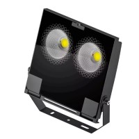 MACHAC 90W DALI Venkovní svítidlo, reflektor plochý, nastav. směr svícení, kov, černá, krycí sklo čiré, LED 90W, teplá 3000K/neutrální 4000K/denní 5000K, stmív. DALI, vyzař. úhel 96°/94°/21°/55°/90°, Ra80, 230V, IP66, rozměry 264x252x78mm.