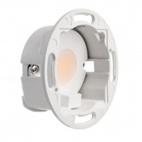 BASE LED 4W, 2700K, 3000K, 4000K, IP20, KU68 Základna vestavného svítidla do stěny, materiál plast, povrch bílá, LED 4W, teplá 2700K, 3000K, neutrální 4000K, 200lm, Ra80, stmívatelné TRIAC, 230V, IP20, do KU68, d=71mm, h=40mm, POUZE ZÁKLADNA KRYT SAMOSTATNĚ