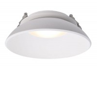 KAUS Vestavné stropní svítidlo, nastav směr svícení, těleso hliník, povrch bílá, LED 14W, teplá 3000K, 980lm, Ra80, 230V, IP20, tř.1, rozměry d=120mm.