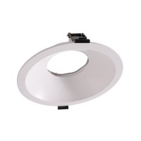 KEEPER LED 26W/33W Stropní, vestavné, bodové svítidlo, materiál hliník, povrch bílá mat, pro LED modul 26W/33W, IP20, rozměry d=170mm, h=50mm