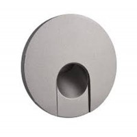 ALWAID Dekorativní kryt pro vestavné svítidlo do stěny, kruhové, materiál hliník, povrch bílá/stříbrná/černá, detail kruhový výřez, rozměry d=78mm.